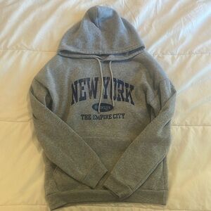 Gray New York Hoodie